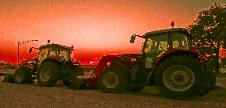 Red Sky at Night...Massey Ferguson Delight
